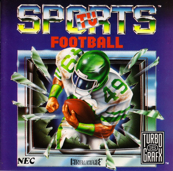 TV Sports Football box art for PC Engine